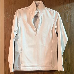 Nike White Therma-Fit Golf Pullover